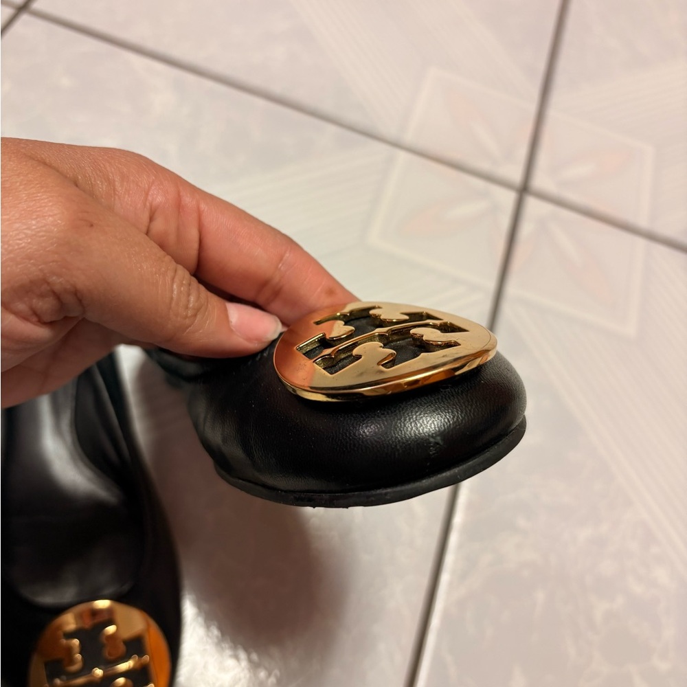 Tory Burch Black Ballet Flats - Picture 4 of 6